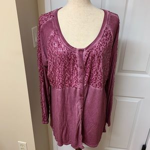 Soft Surrounding sequin shirt